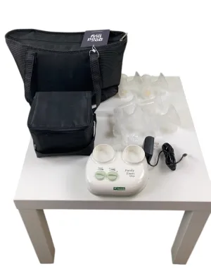 Ameda Purely Yours Ultra Breast Pump With Tote and Accessories