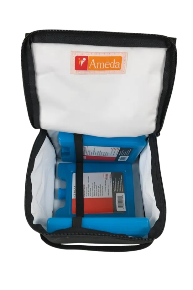 Ameda Purely Yours Ultra Breast Pump With Tote and Accessories