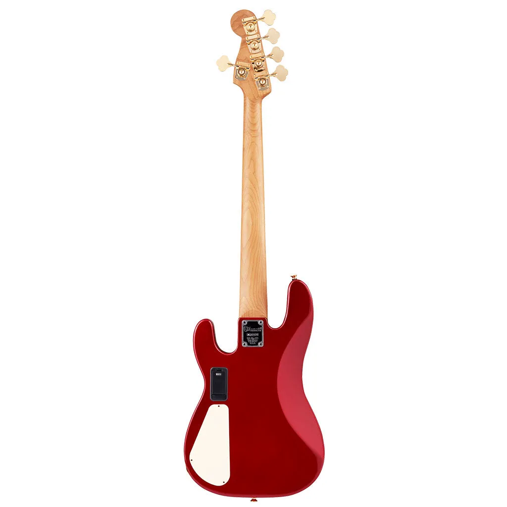 Charvel - Pro-Mod San Dimas Bass JJ V - Caramelized Maple Fingerboard - Candy Apple Red