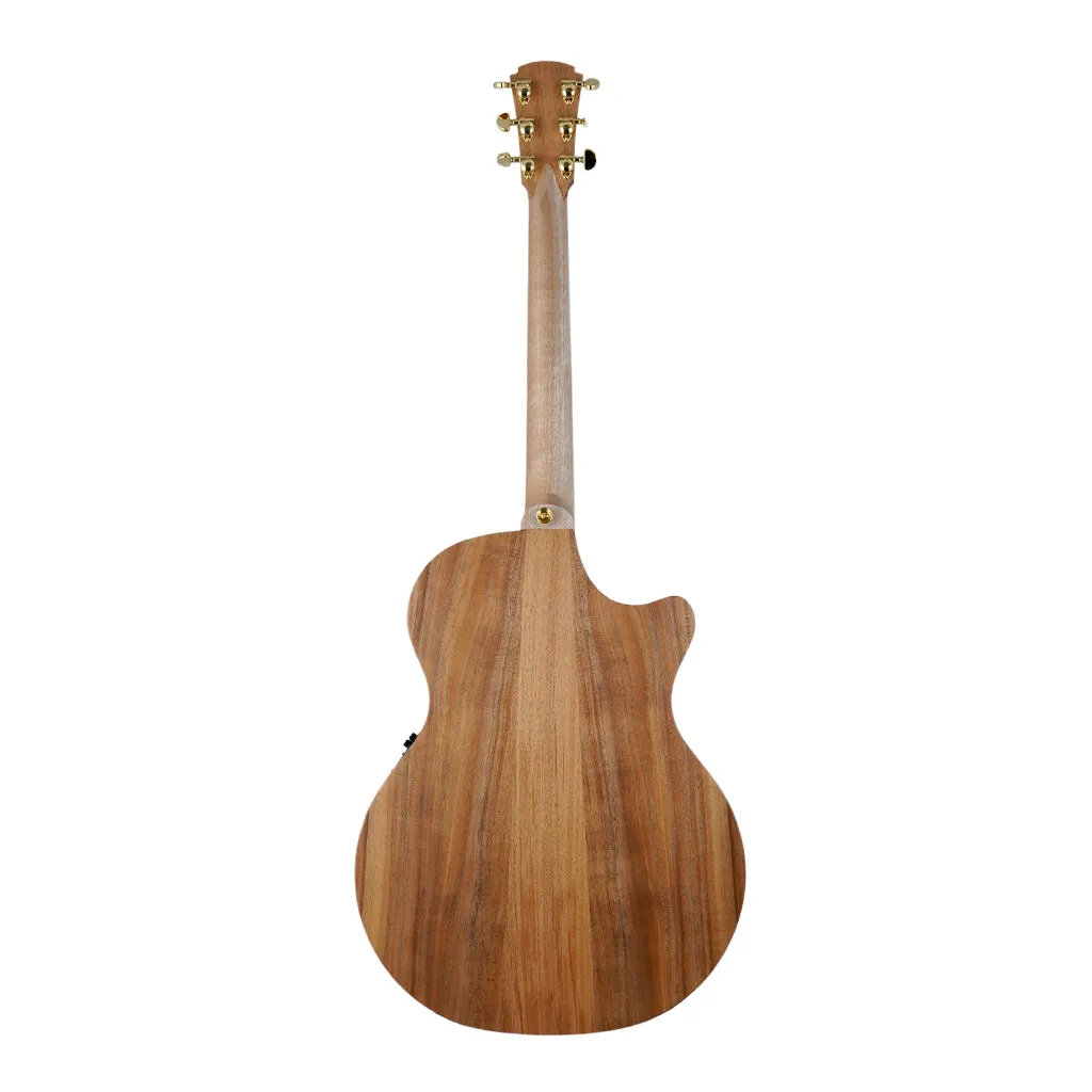 Cole Clark AN2EC Left Handed - Redwood Blackwood
