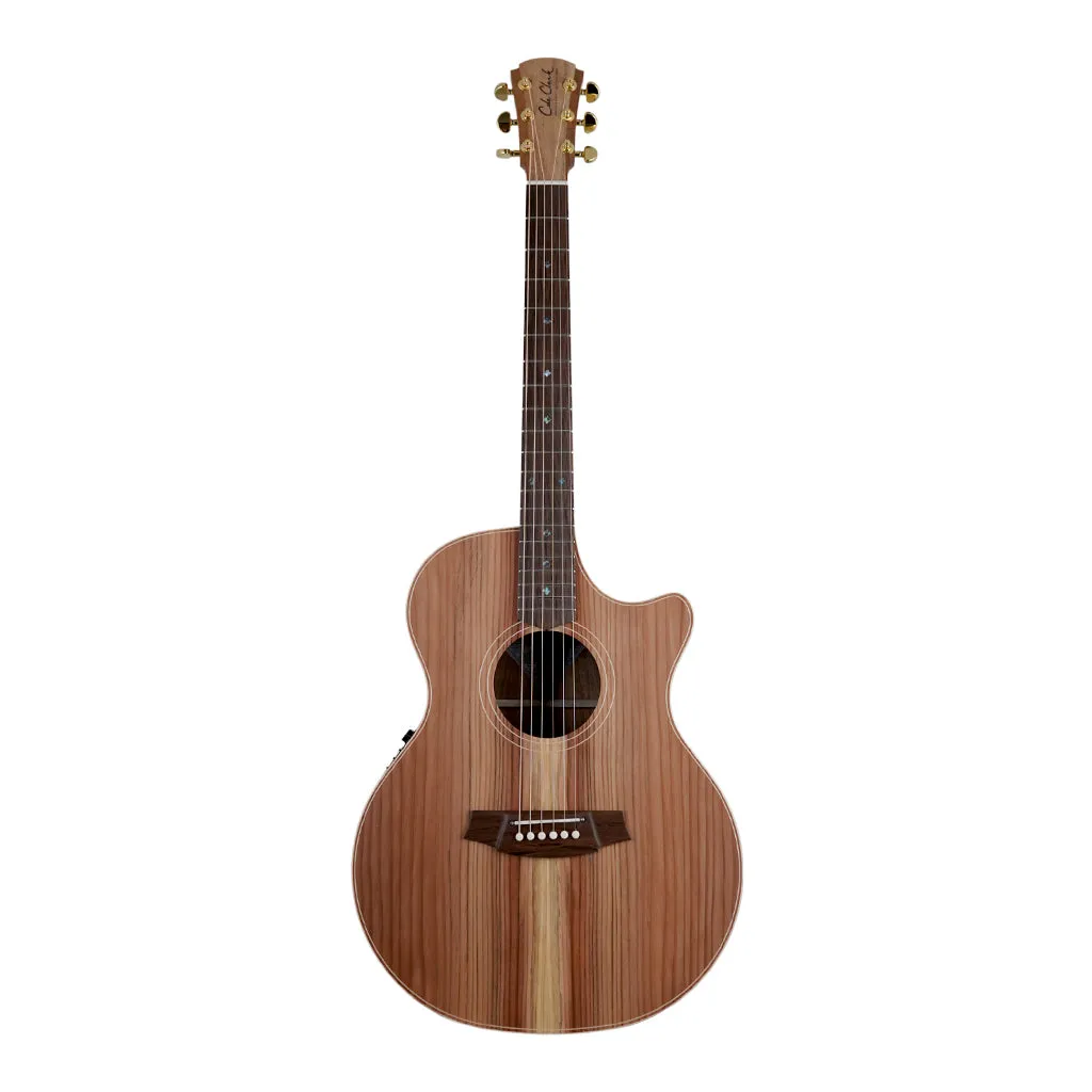 Cole Clark AN2EC-RDBL Grand Auditorium Cutaway - Redwood Blackwood