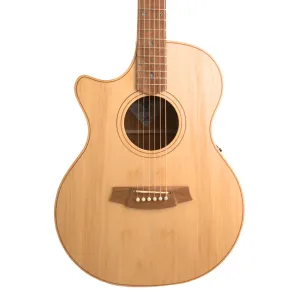 Cole Clark CCAN2EC-BB Angel Bunya Blackwood Left-Handed Acoustic Guitar