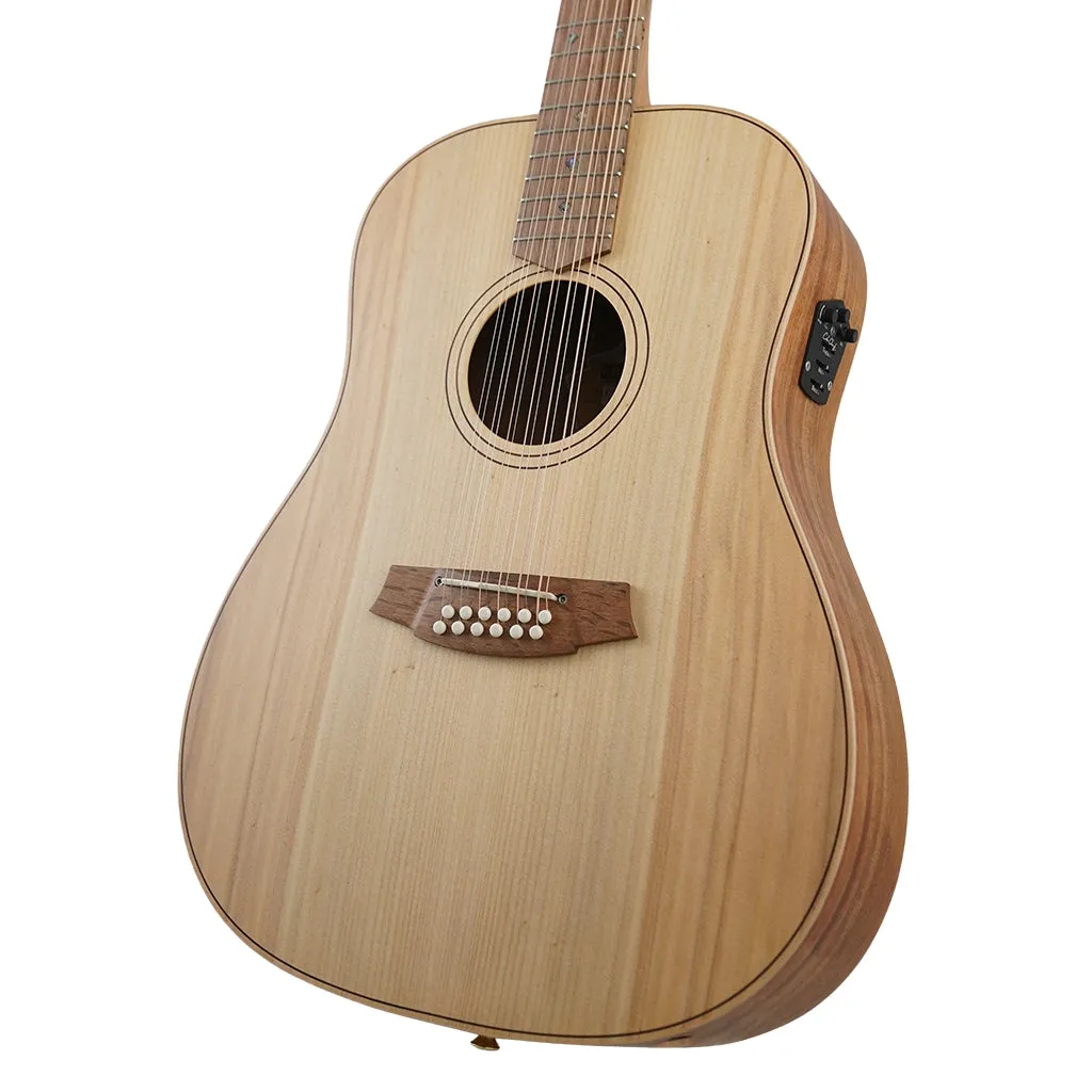 Cole Clark FL2E LH 12-String - Bunya Top, Blackwood B&S