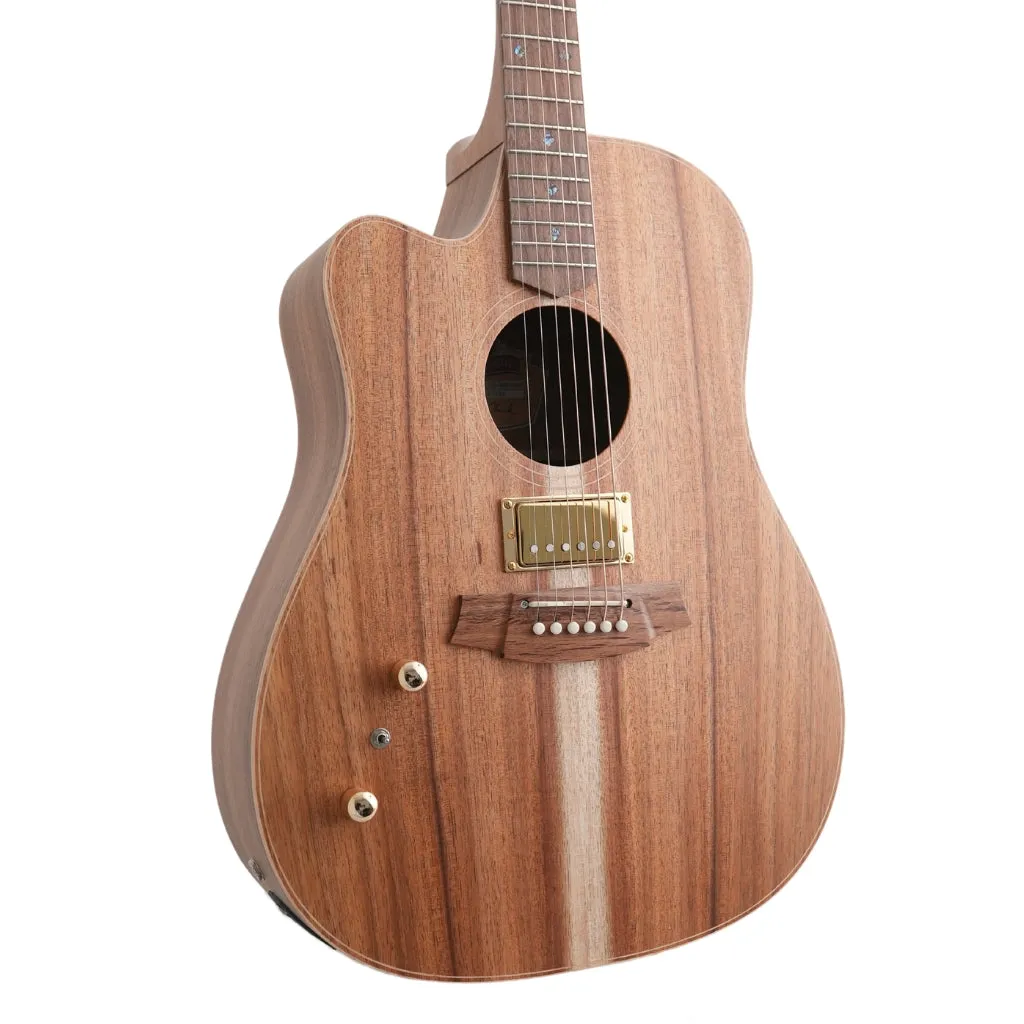 Cole Clark FL2EC All Blackwood HB Left Handed Acoustic/Electric Guitar