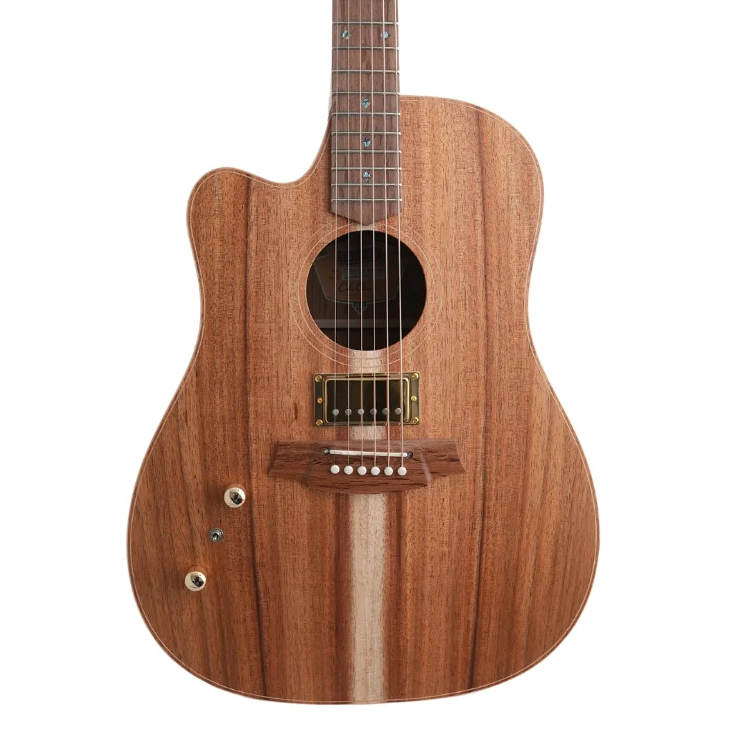 Cole Clark FL2EC All Blackwood HB Left Handed Acoustic/Electric Guitar