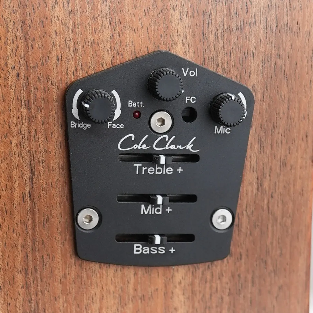 Cole Clark FL2EC All Blackwood HB Left Handed Acoustic/Electric Guitar