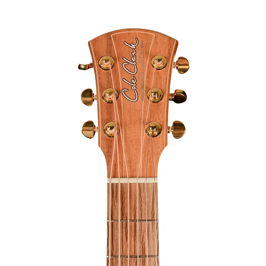 Cole Clark LL2E-BLBL Little Lady 2E Acoustic Guitar - All Blackwood
