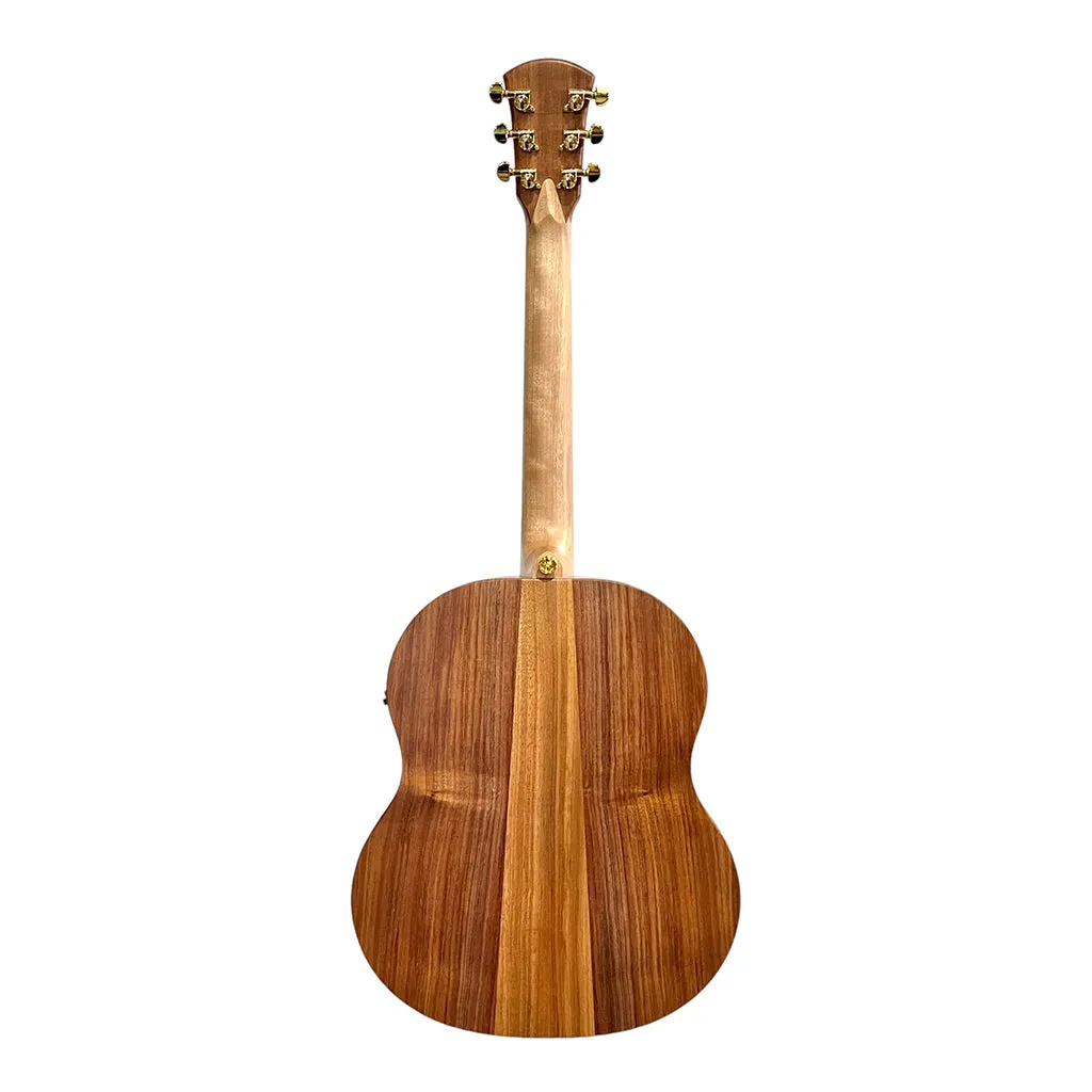Cole Clark LL2E Mini Left Handed - Redwood Blackwood