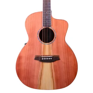 Cole Clark SAN1EC-RDM Studio Grand Auditorium Redwood Maple