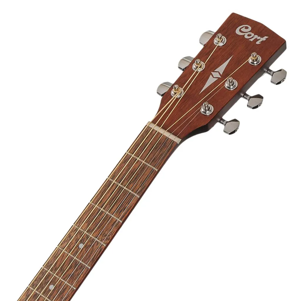 Cort Earth Acoustic Guitar Pack - Open Pore Natural