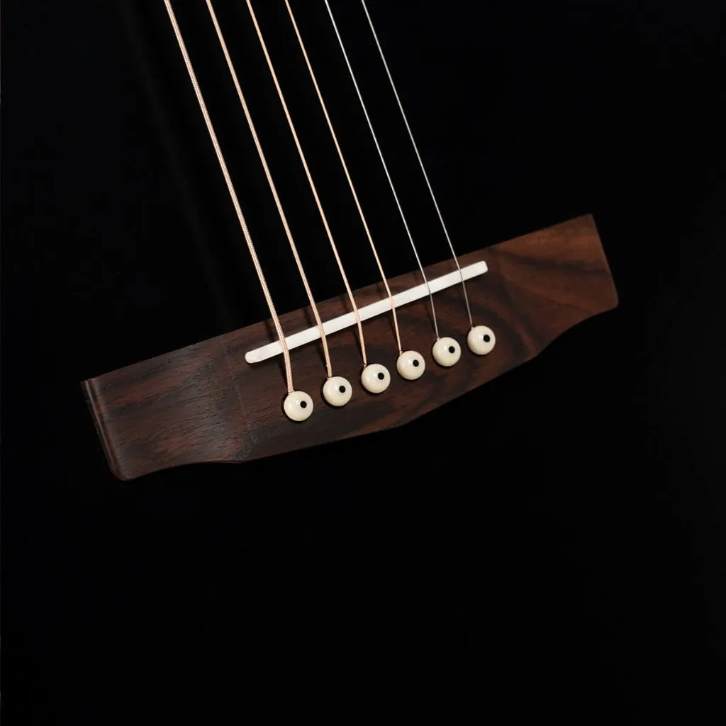 Cort Essence GA4 Acoustic Guitar - Black Top Semi Gloss