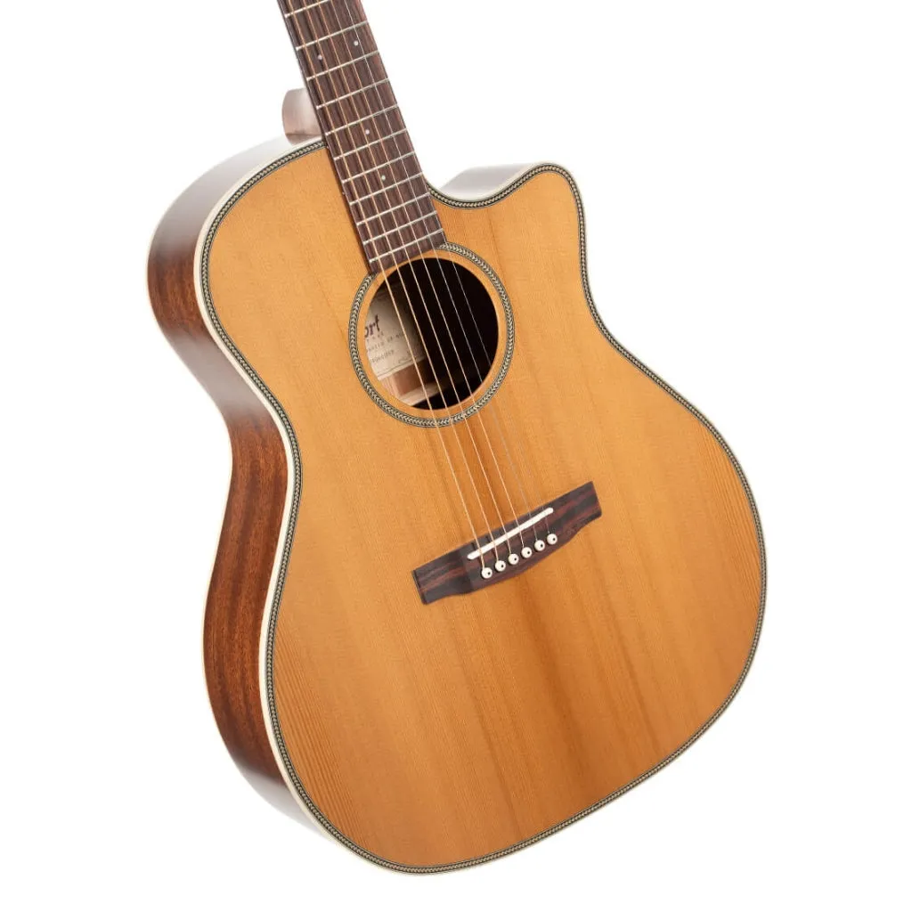 Cort Essence GA4 Acoustic Guitar - Natural Semi Gloss