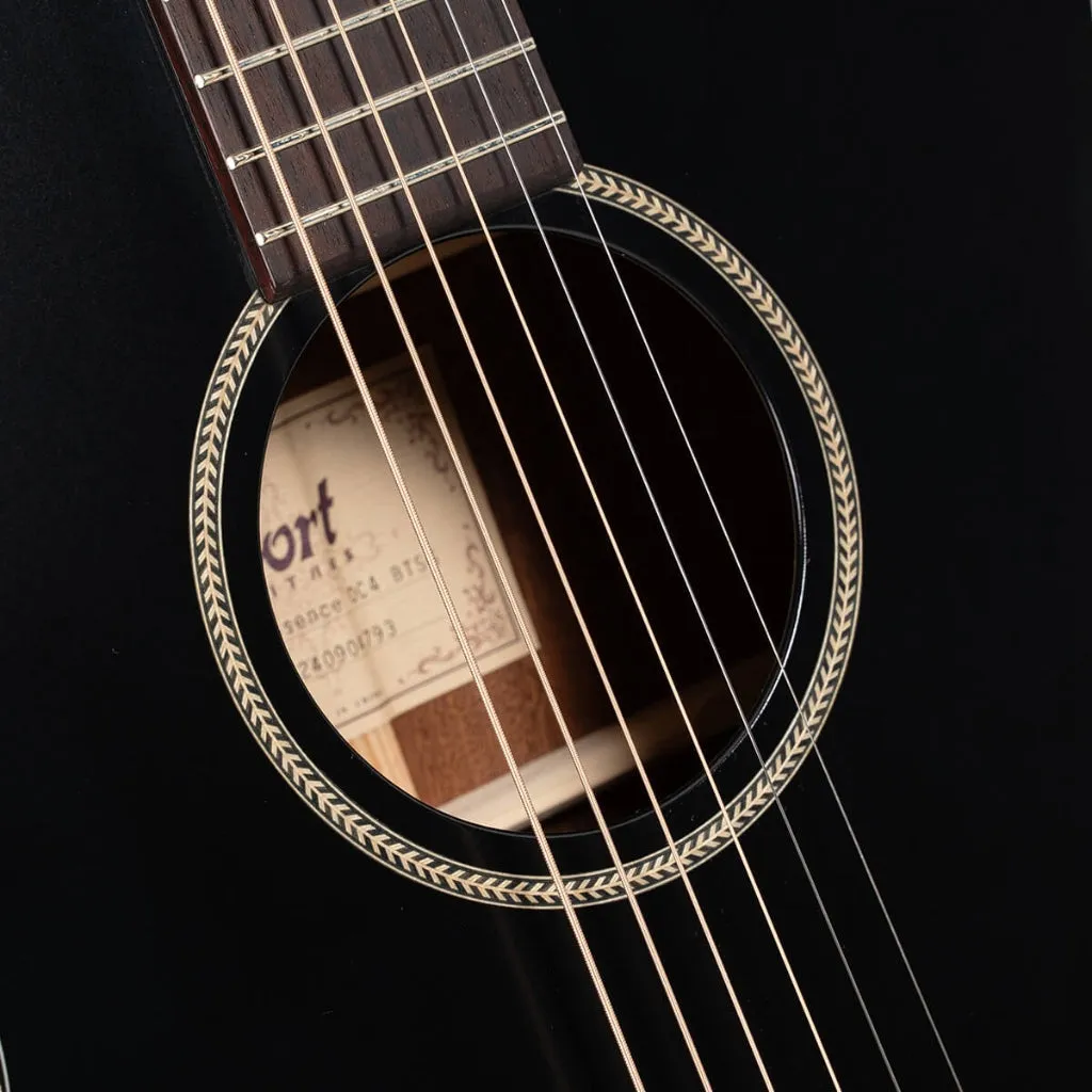 Cort Essence OC4 Acoustic Guitar - Black Top Semi Gloss
