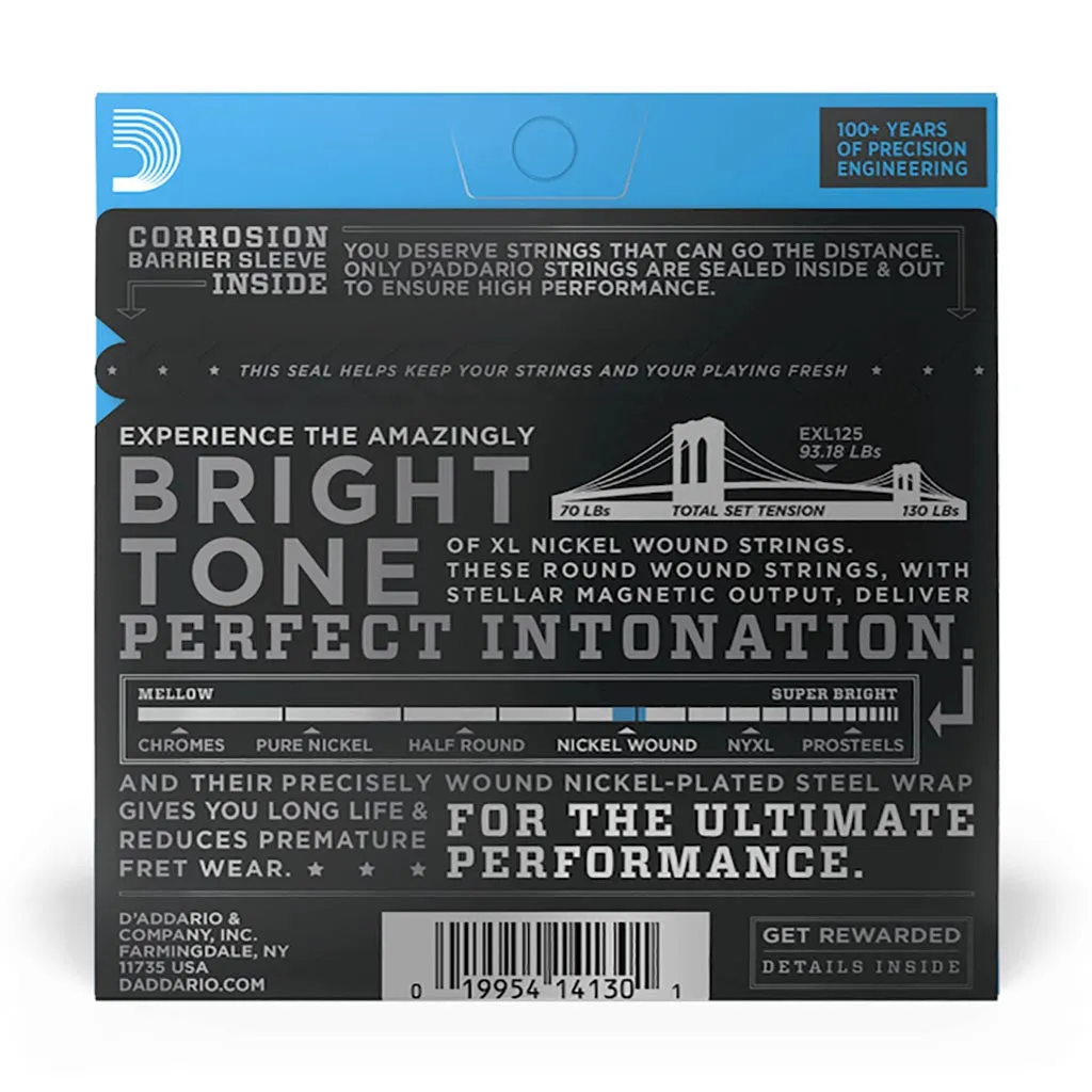 D'Addario EXL125 Super Light Top Regular Bottom 9-46