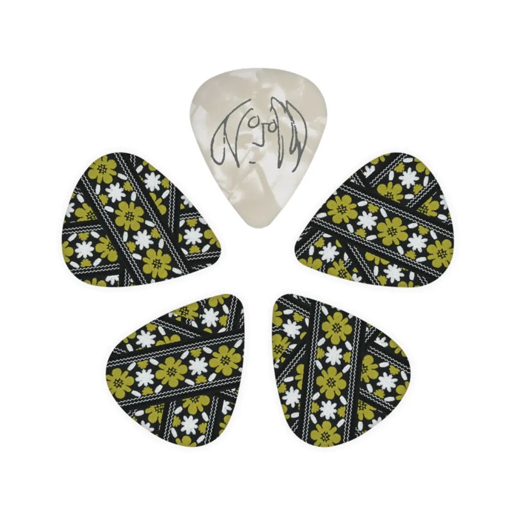 D'Addario John Lennon Rooftop Guitar Picks - Medium Gauge (.70mm) 10-Pack
