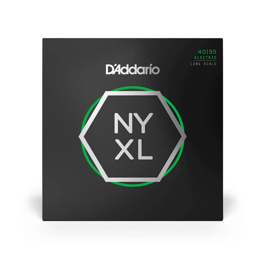 D'Addario NYXL4095 Nickel Wound Bass Guitar Strings, Super Light, 40-95, Long Scale