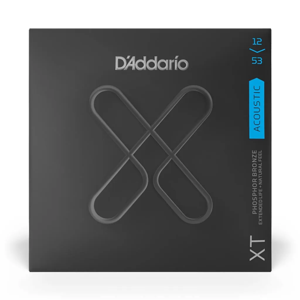 D'Addario - XTAPB1253 - XT Acoustic Phosphor Bronze Light 12-53 - Acoustic Guitar Strings