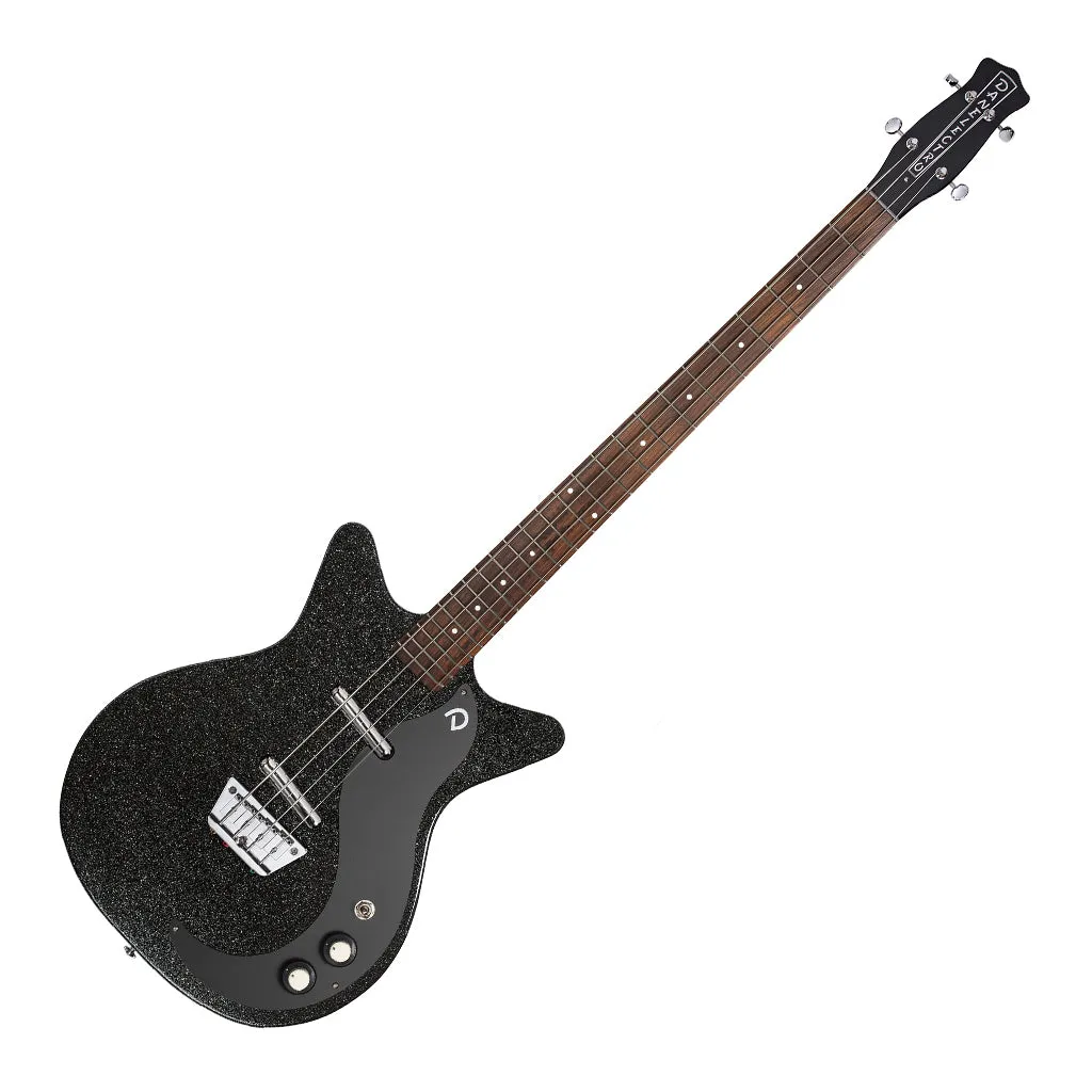 Danelectro '59 Short Scale Bass - Black Metal Flake