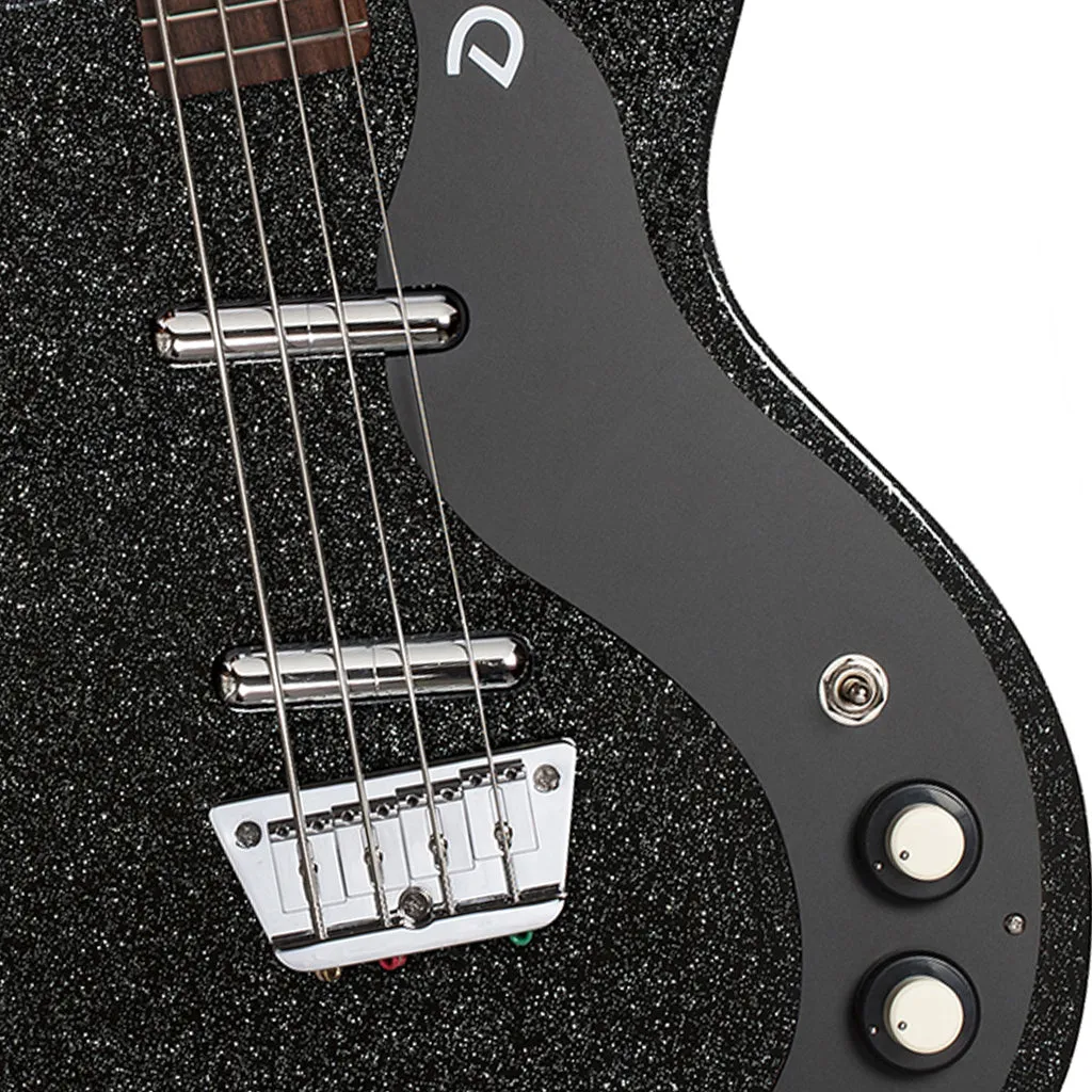 Danelectro '59 Short Scale Bass - Black Metal Flake