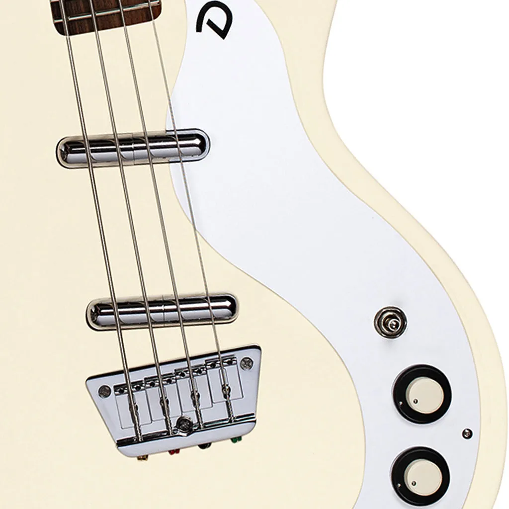 Danelectro '59 Short Scale Bass - Vintage Cream