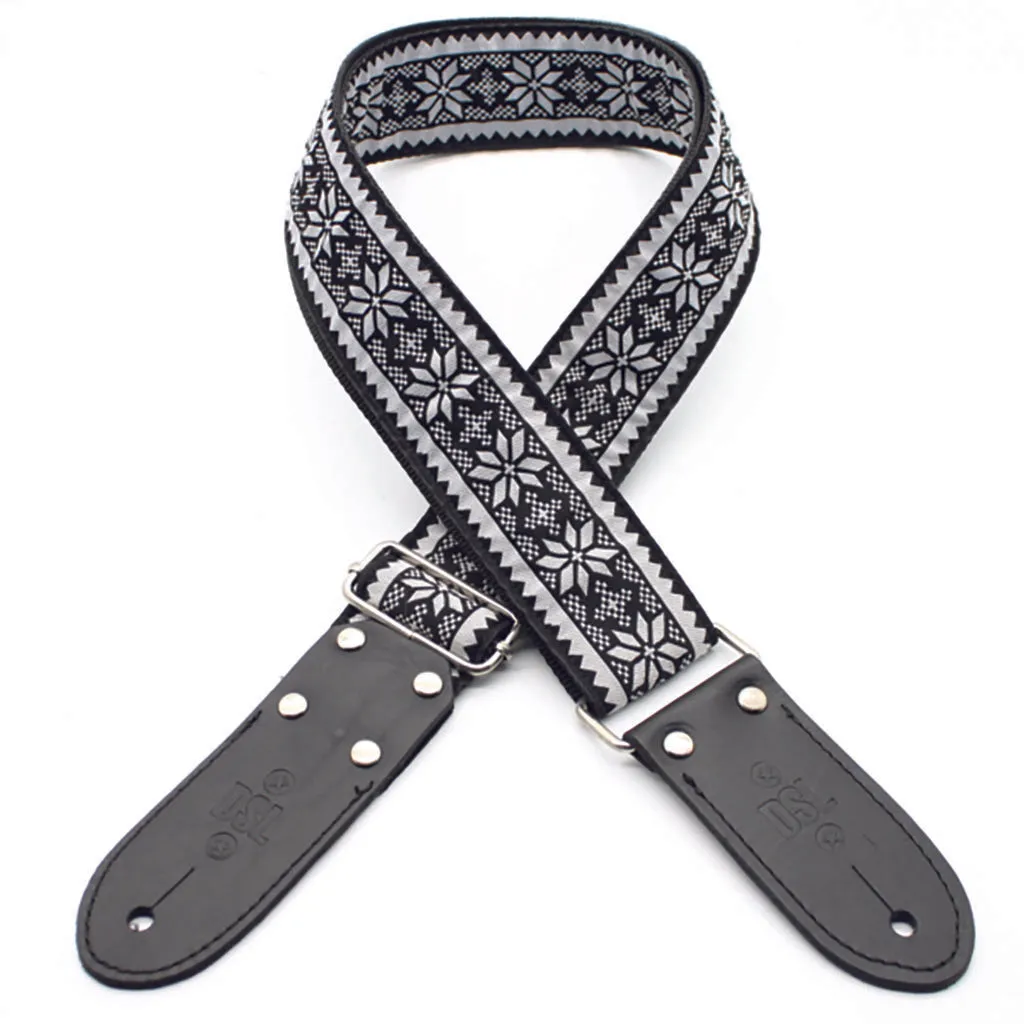 DSL JAC20-SNOW Strap 2" Jacquard Weave Snow