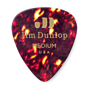 Dunlop Celluloid Shell Picks 12pk - Medium