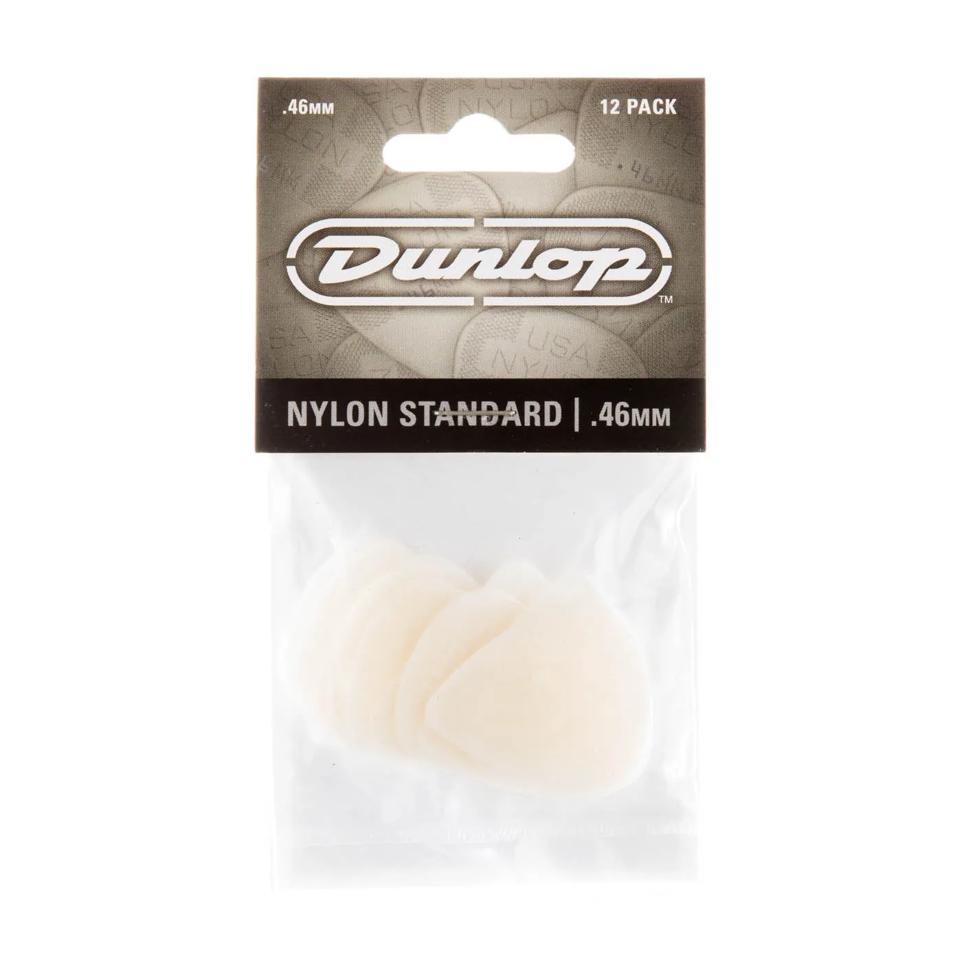 Dunlop JP246 - Nylon Standard 0.46mm Picks 12pk
