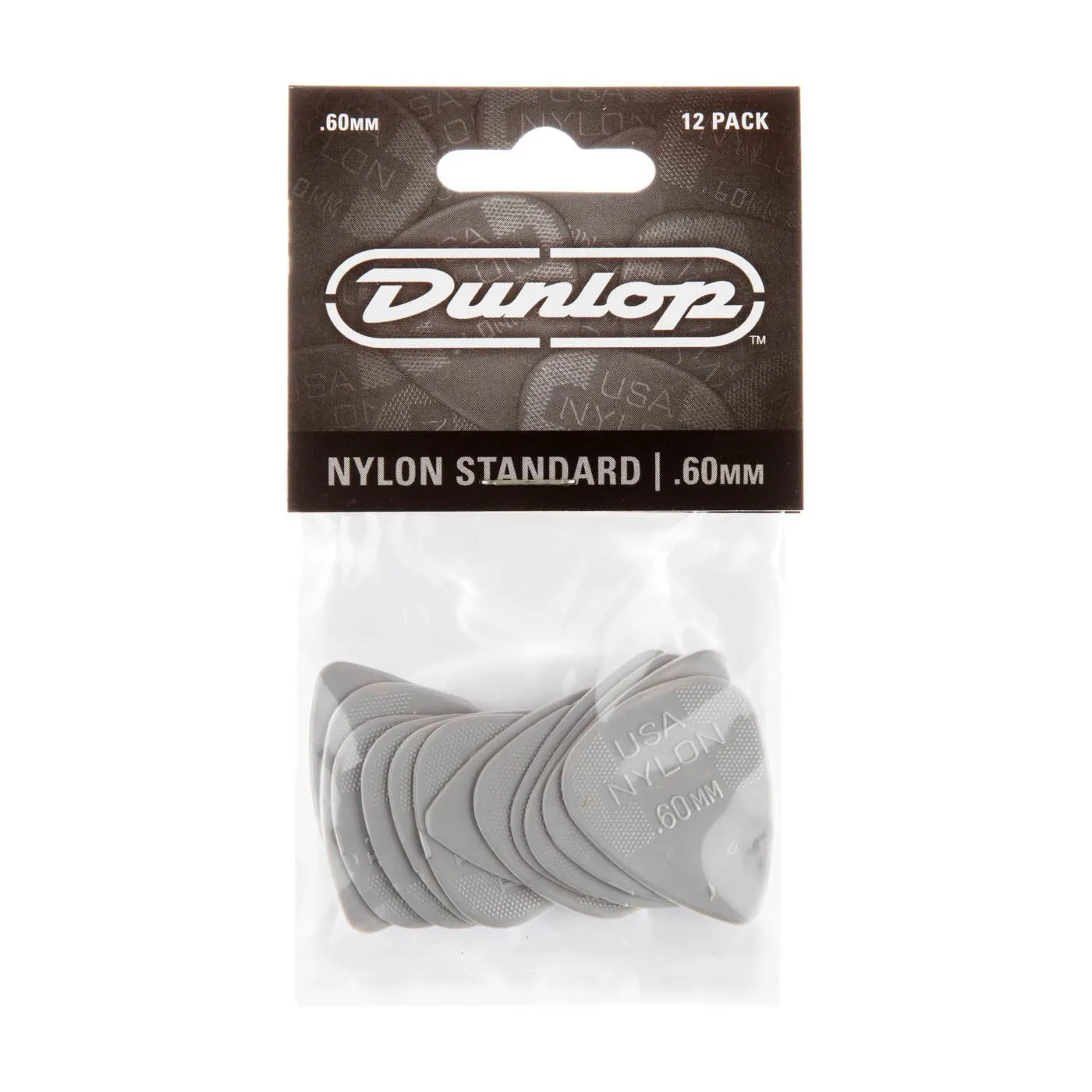 Dunlop JP260 - 0.60mm Nylon Standard Picks 12pk