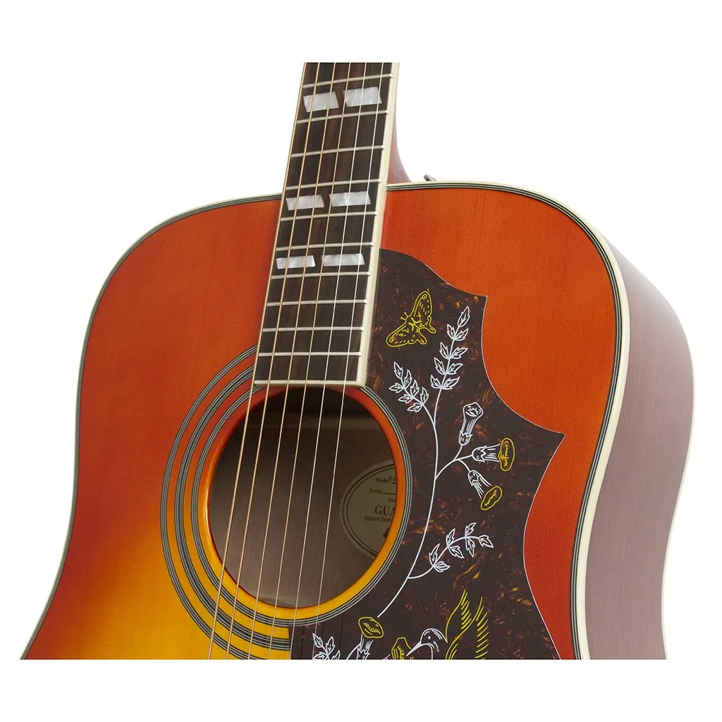 Epiphone Hummingbird Studio Acoustic Guitar - Faded Cherry
