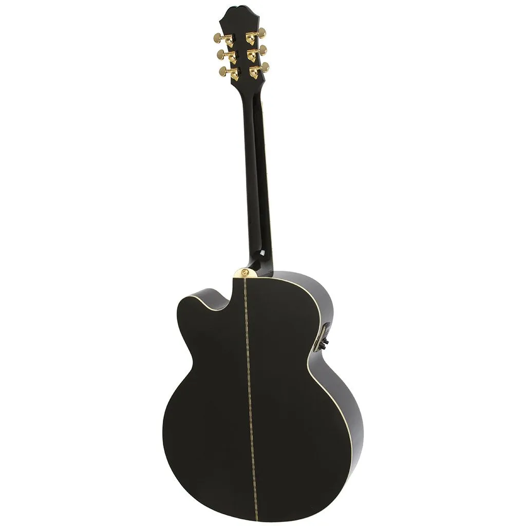 Epiphone J-200 EC Studio Acoustic Guitar - Black