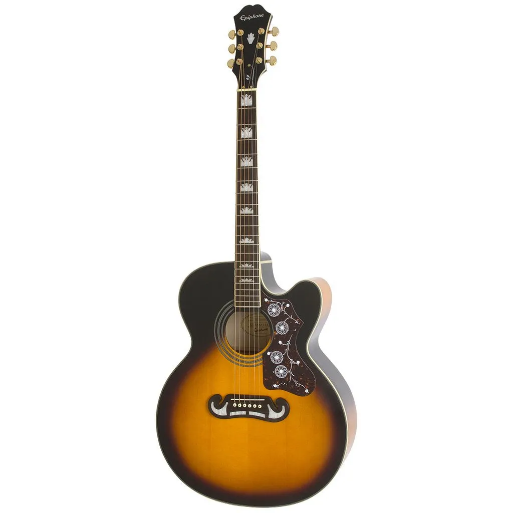 Epiphone J-200 EC Studio Acoustic Guitar - Sunburst