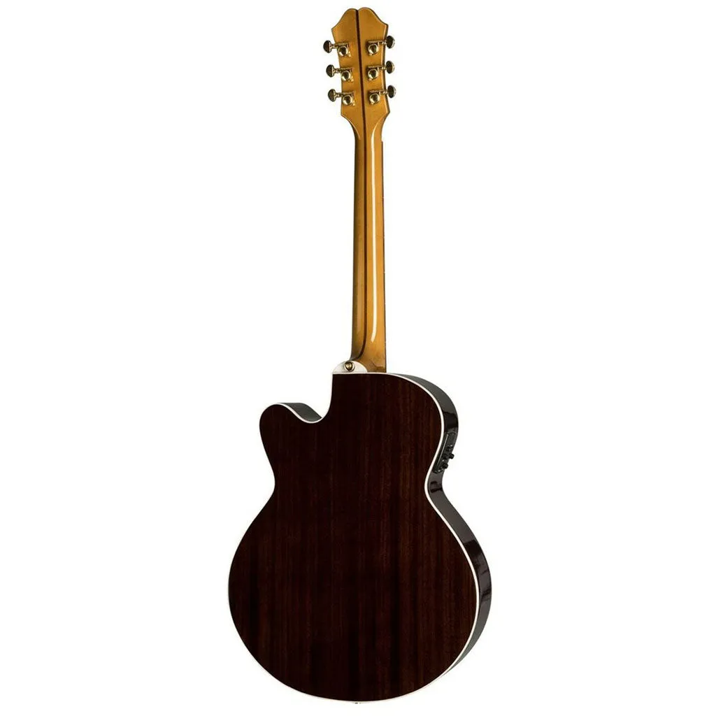 Epiphone J-200 EC Studio Parlour Acoustic Guitar - Vintage Sunburst