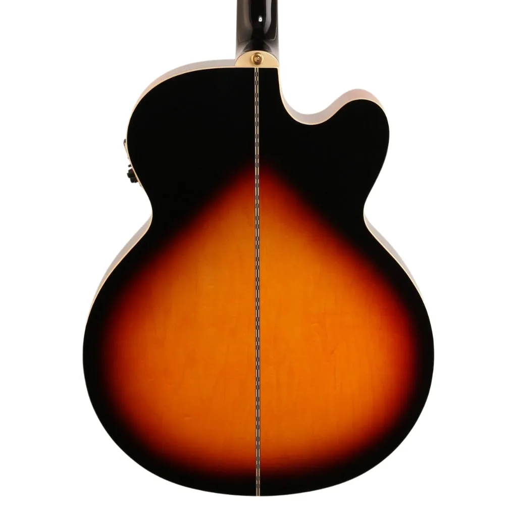 Epiphone J200EC Studio Left Handed - Vintage Sunburst