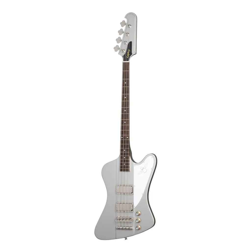 Epiphone Thunderbird 64 In Gig Bag Silver Mist