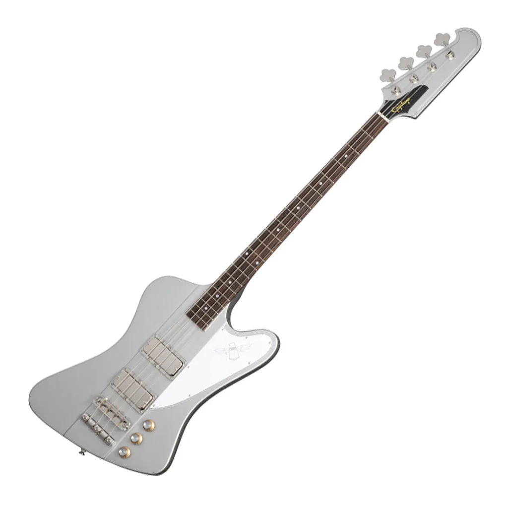 Epiphone Thunderbird 64 In Gig Bag Silver Mist