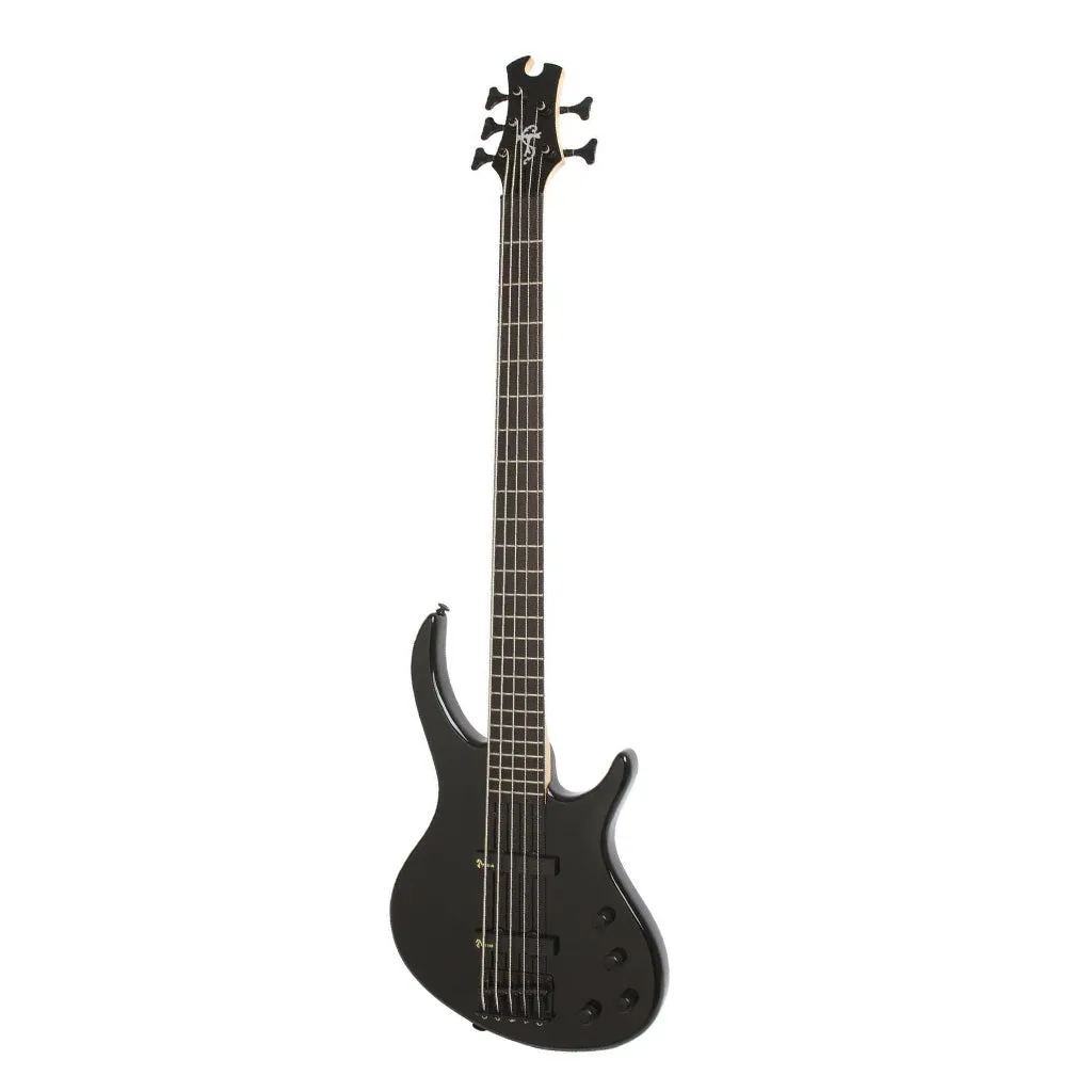 Epiphone Toby Deluxe-V Bass-Ebony Gloss 5 String