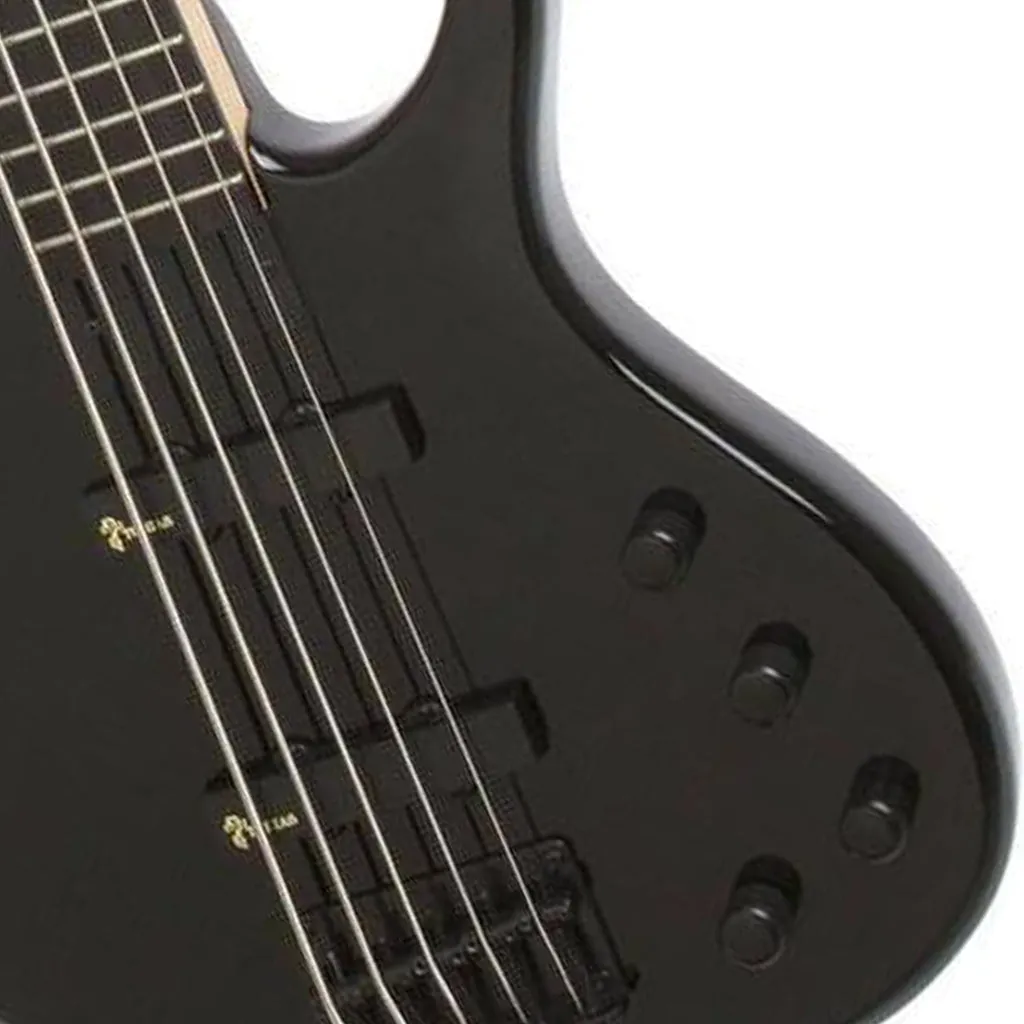 Epiphone Toby Deluxe-V Bass-Ebony Gloss 5 String