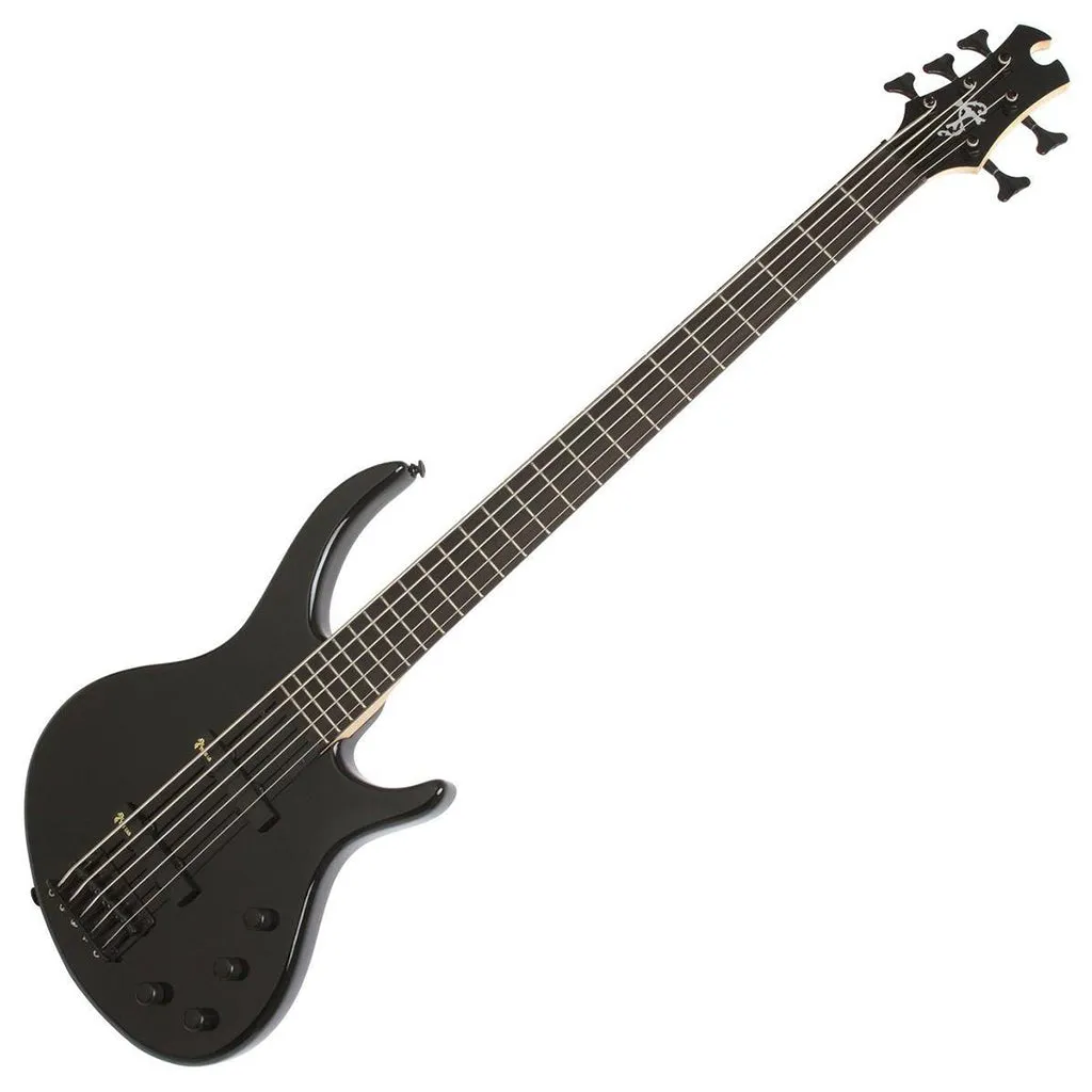 Epiphone Toby Deluxe-V Bass-Ebony Gloss 5 String