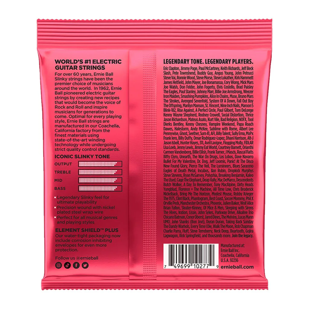 Ernie Ball Burly Slinky Nickelwound Electric Guitar Strings, 11-52 Gauge