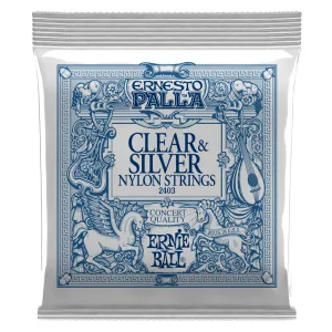 Ernie Ball Ernesto Palla Clear and Silver Nylon Classical Guitar String