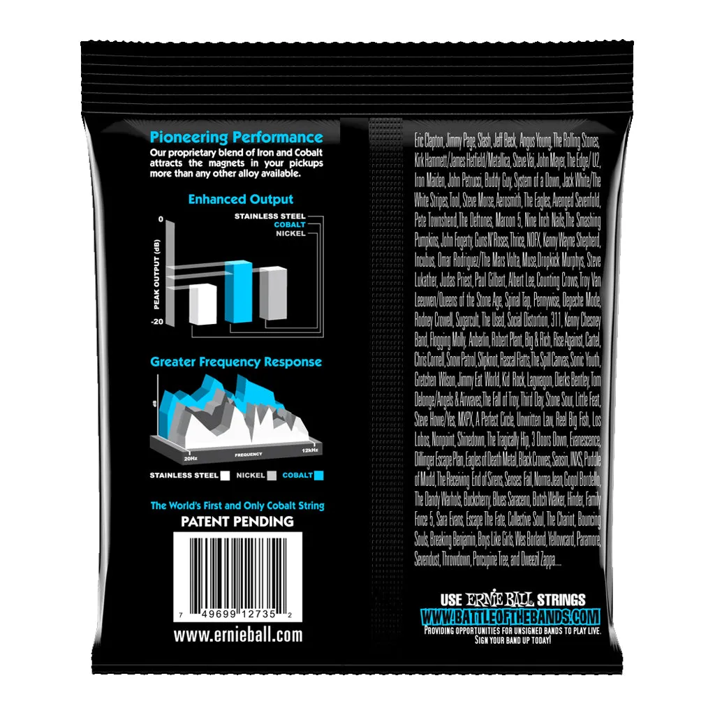 Ernie Ball Extra Slinky Cobalt Electric Bass String, 40-95 Gauge