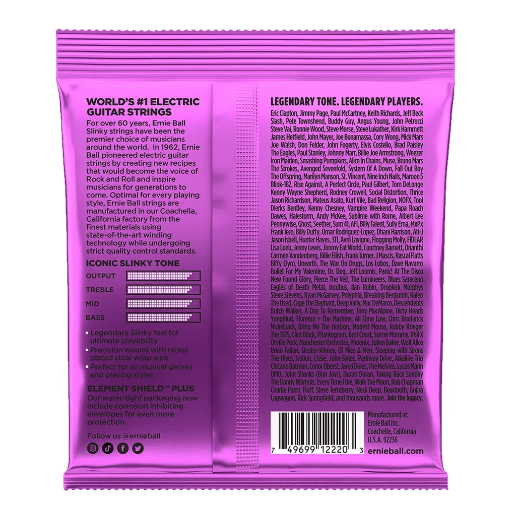Ernie Ball Power Slinky Nickel Wound Electric Guitar Strings, 11-48 Gauge