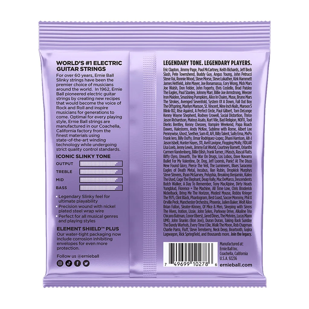 Ernie Ball Ultra Slinky Nickelwound Electric Guitar String, 10-48 Gauge