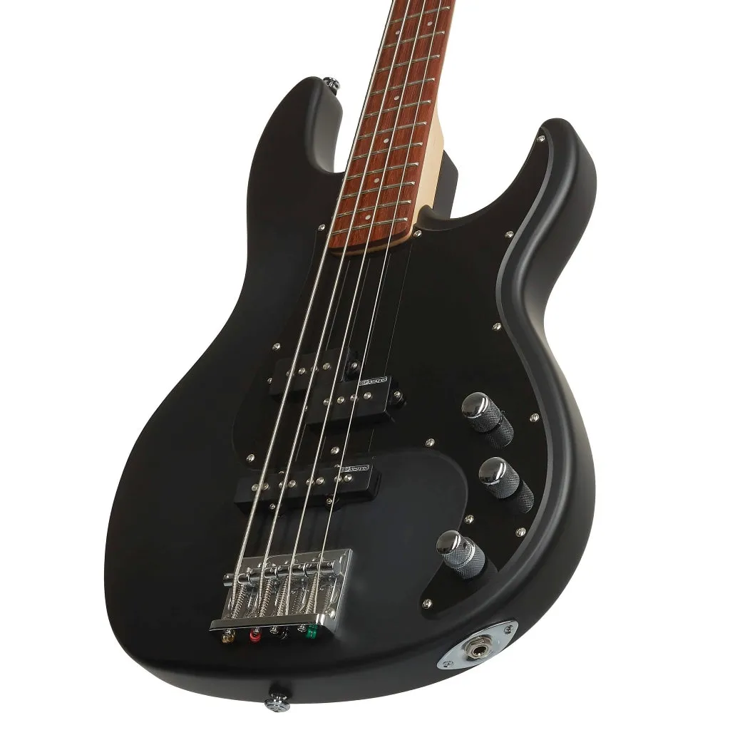 ESP LTD AP-204 Bass Guitar - Black Satin