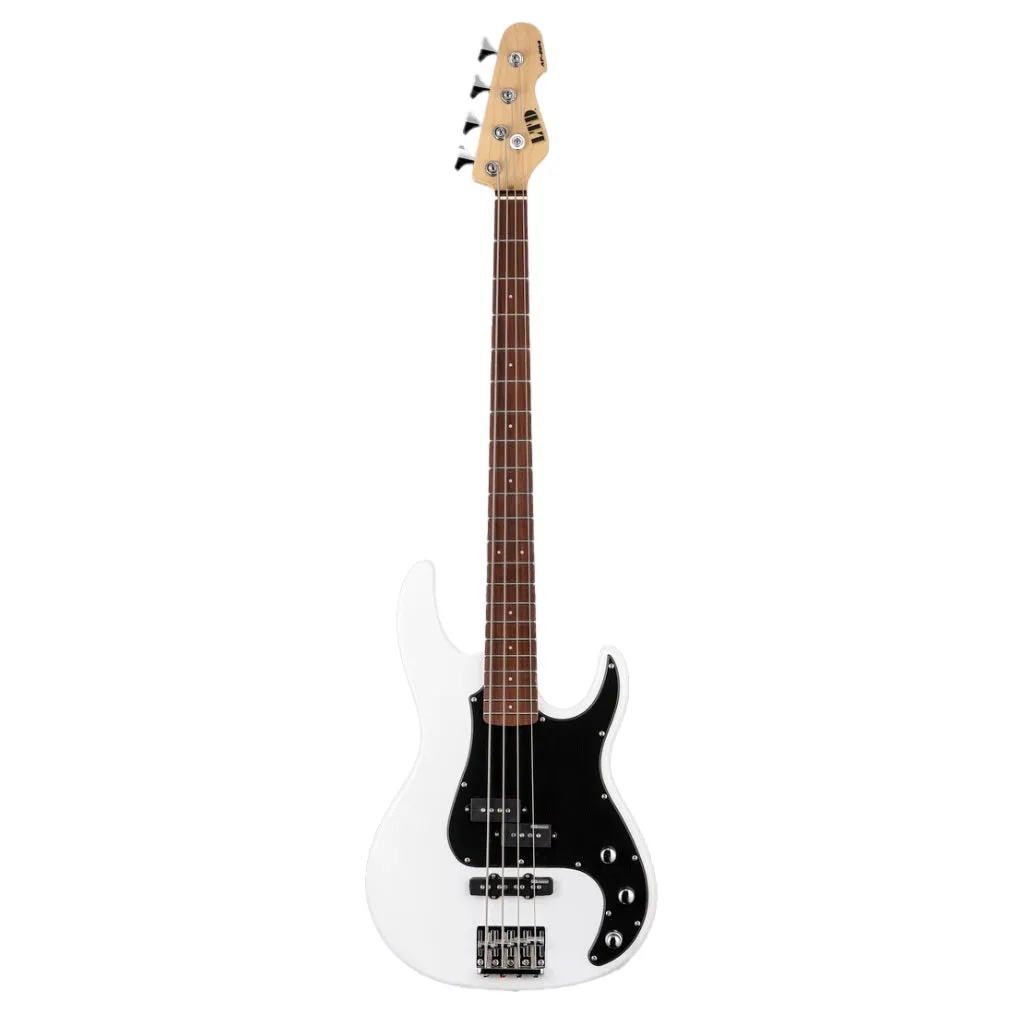 ESP LTD AP-204 Bass Guitar - Snow White Satin