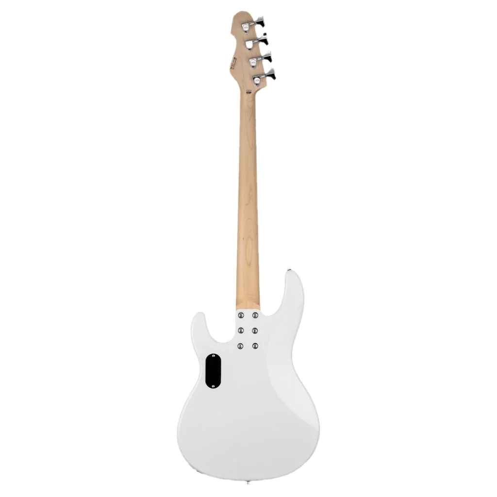 ESP LTD AP-204 Bass Guitar - Snow White Satin