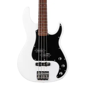 ESP LTD AP-204 Bass Guitar - Snow White Satin