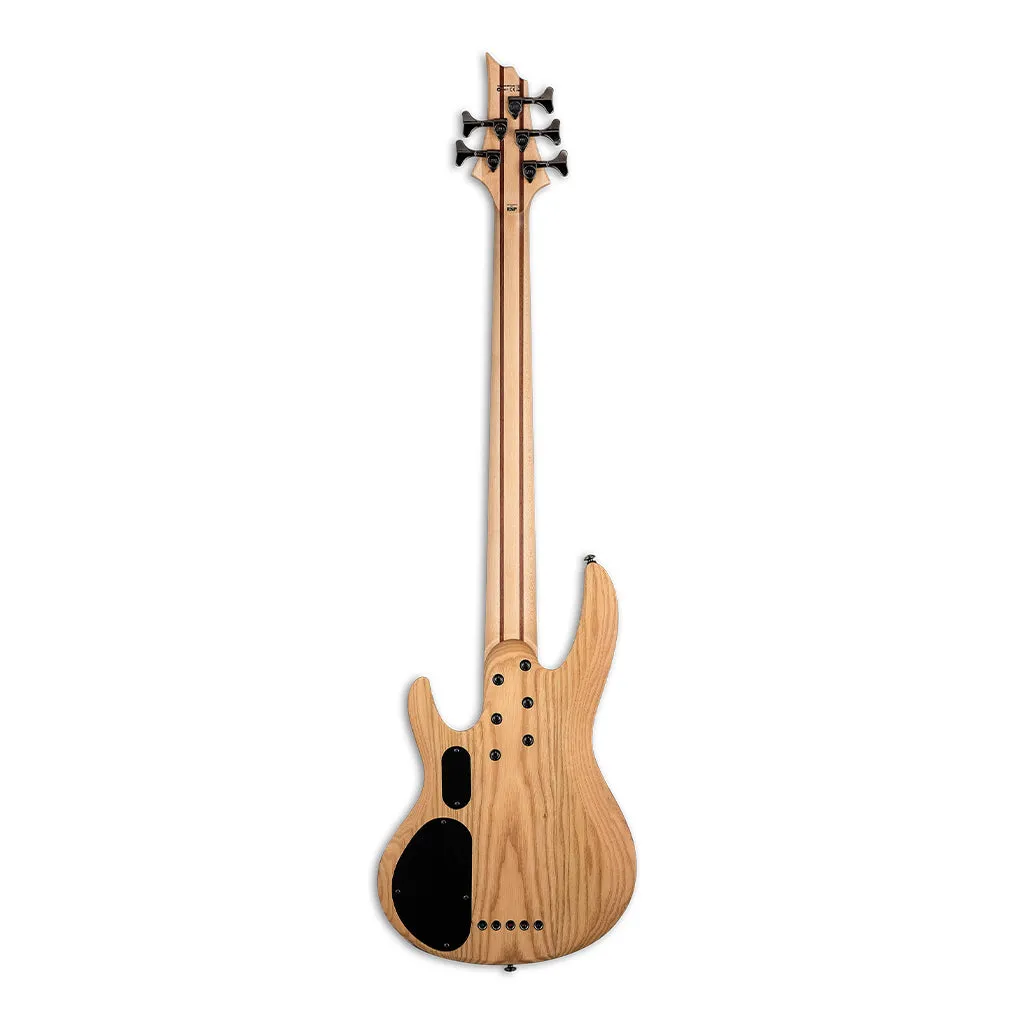 ESP LTD B-205 Spalted Maple 5-String Bass - Natural Satin