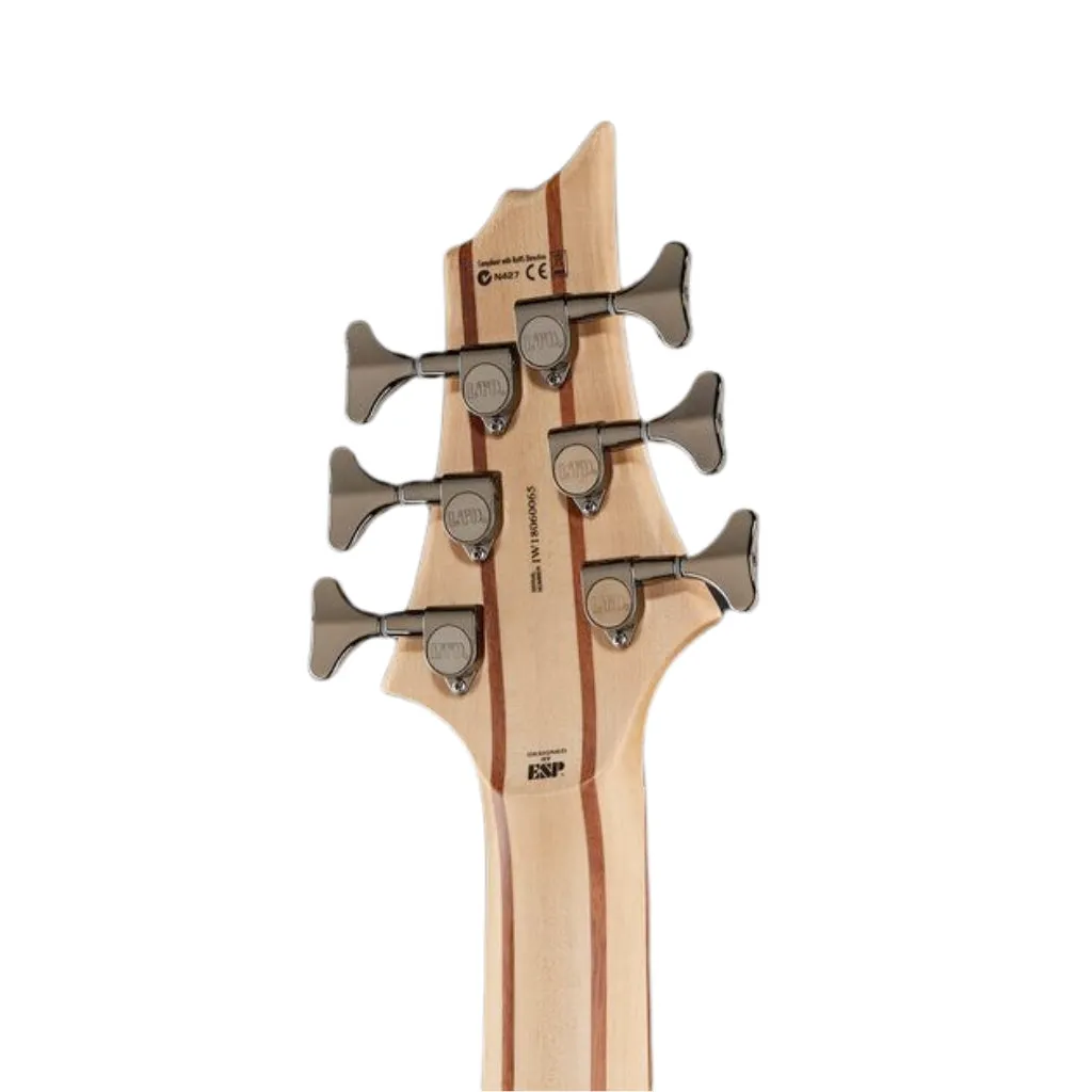 ESP LTD B-206SM 6-String Left-Handed Bass Guitar - Natural Satin