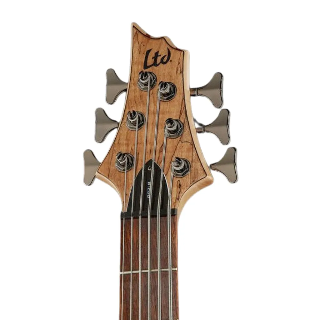 ESP LTD B-206SM 6-String Left-Handed Bass Guitar - Natural Satin